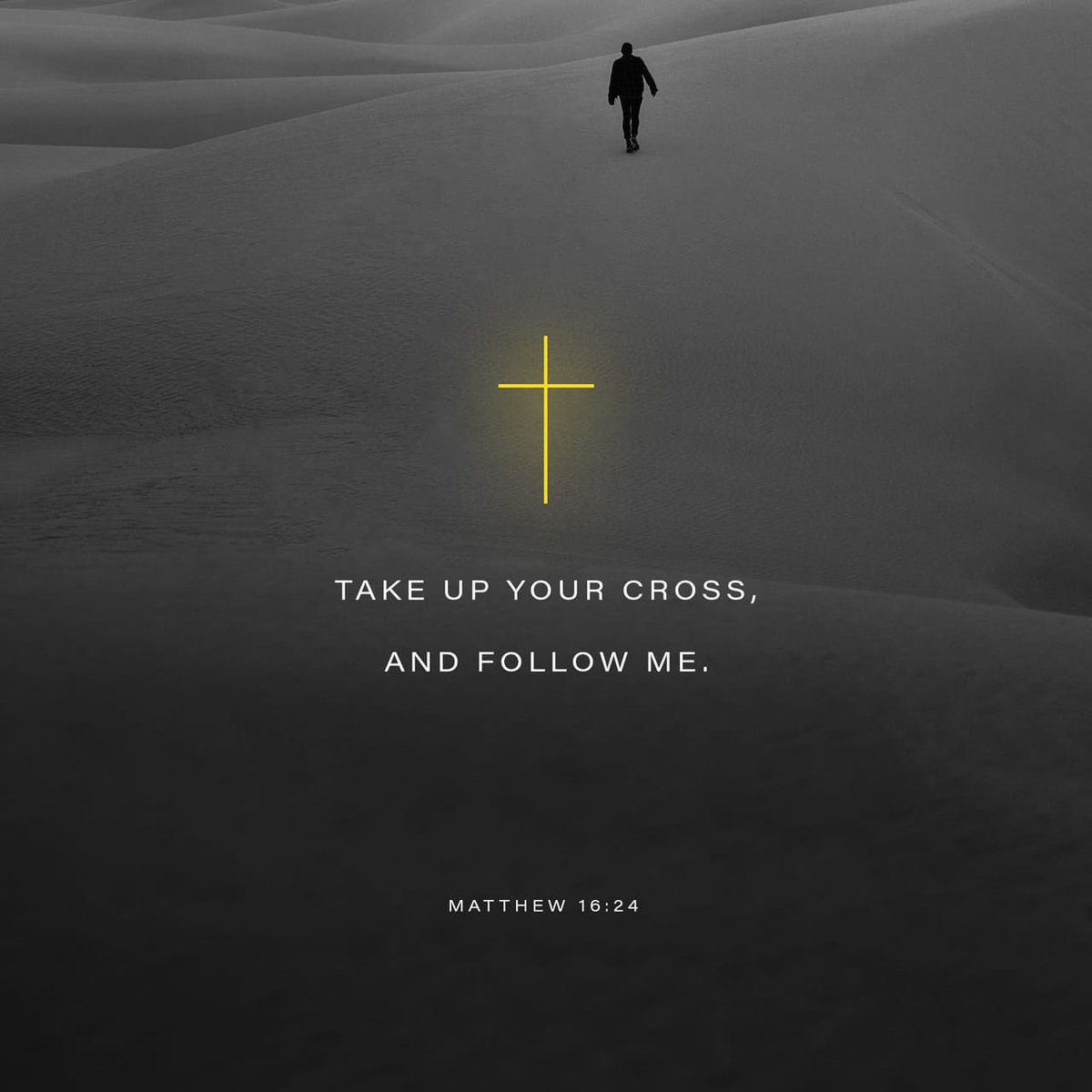 petertryte's tweet image. “Then Jesus said to his disciples, “Whoever wants to be my disciple must deny themselves and take up their cross and follow me.”
Matthew 16:24 NIV

#VOTD