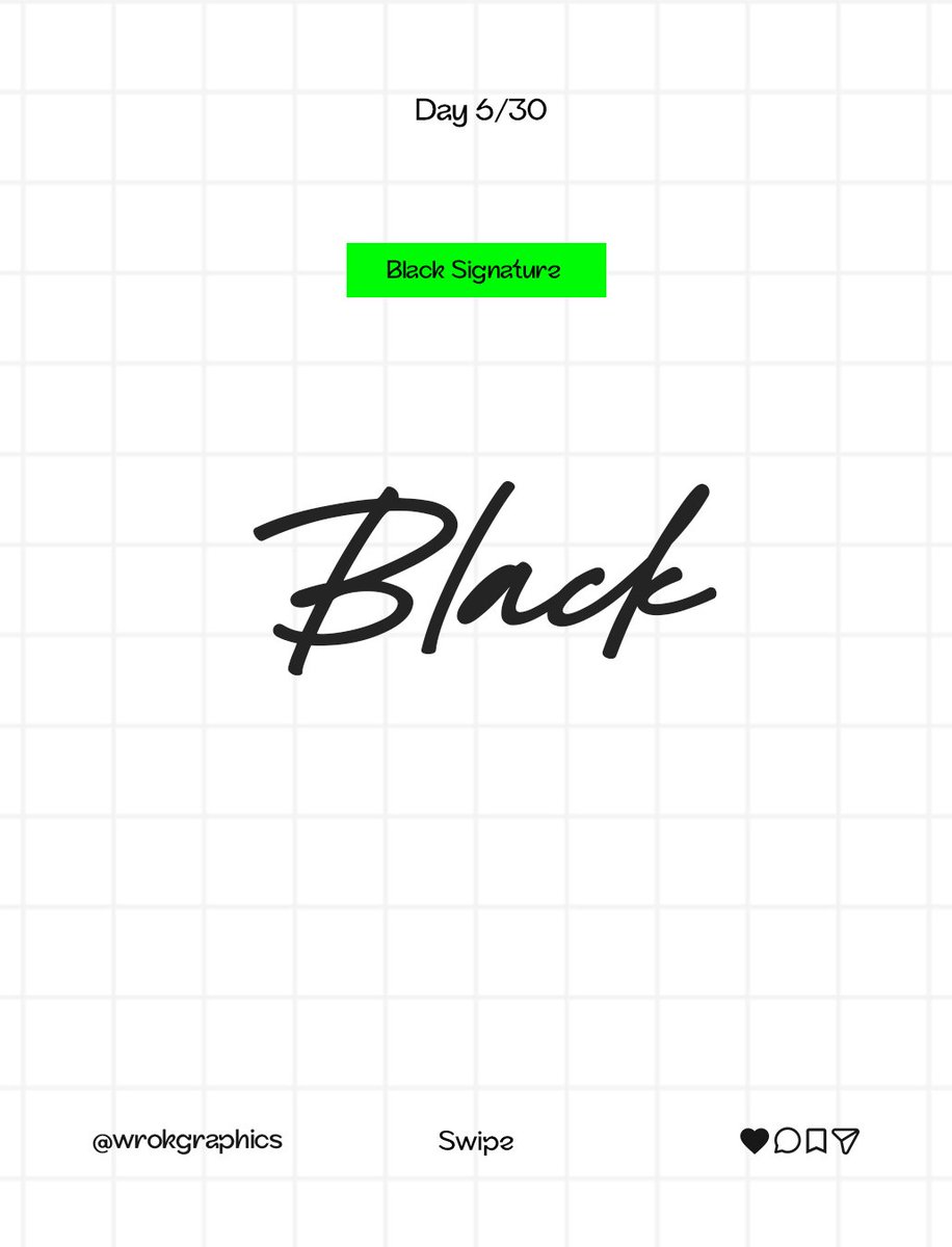 _writtenright's tweet image. Day 6 of 30 Days | Script / Signature Font 👌 ♥️ 

Here are some best Signature fonts you'll ever find.

Comment your favorite 😍 

#signaturefont #graphicdesigner #typography #photoshop