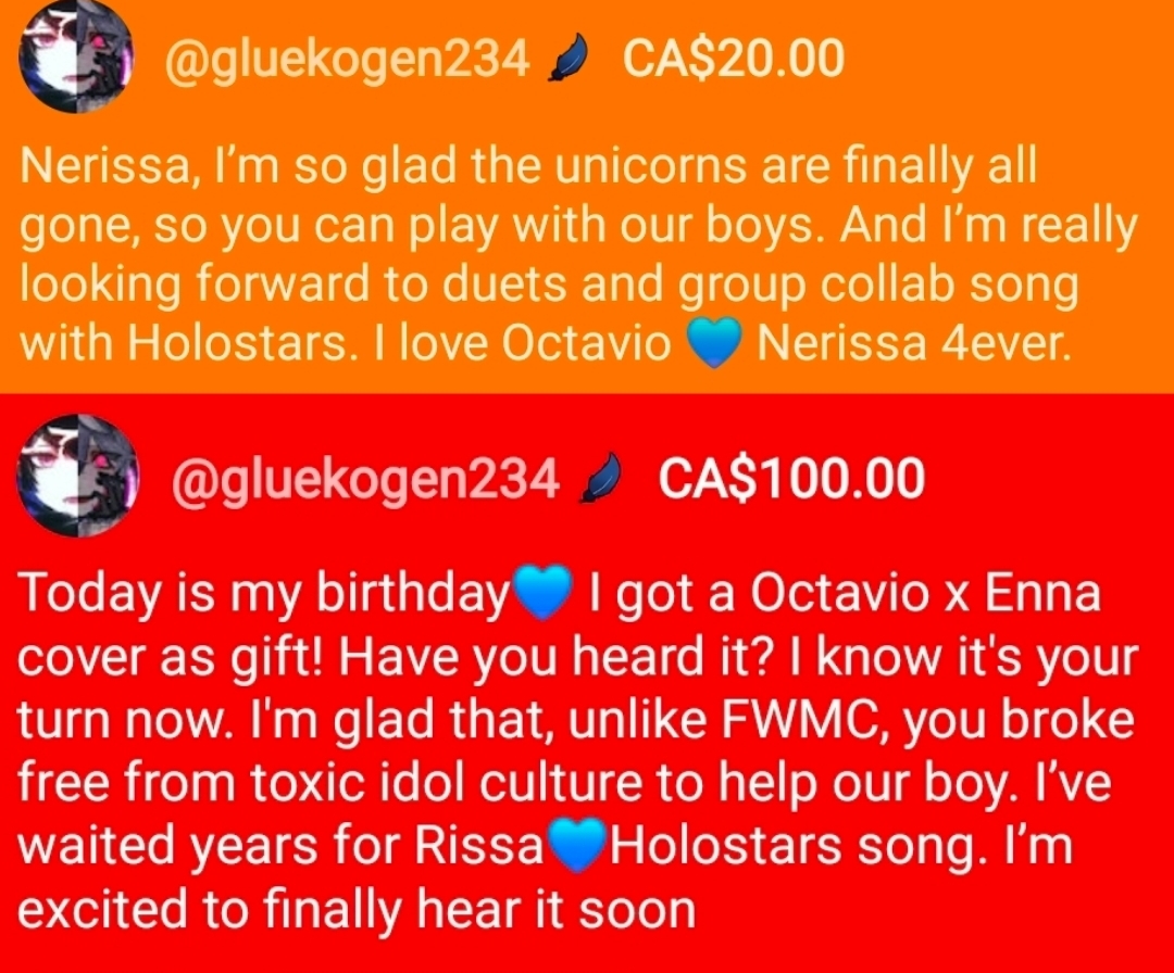 Look at this retard. But actually where are the usual suspects, why twitter sisters and Rima etc. didn't turn some one guy superchatting into a massive drama this time? Almost like this people have agenda where shaming FWMC is not a problem.