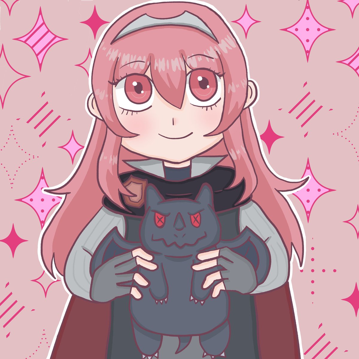 Rawr! Cherche Lucina wants to show you her Minerva doll! 🐲 🩷
#FireEmblem #FireEmblemAwakening #FE13 #SmashBros
