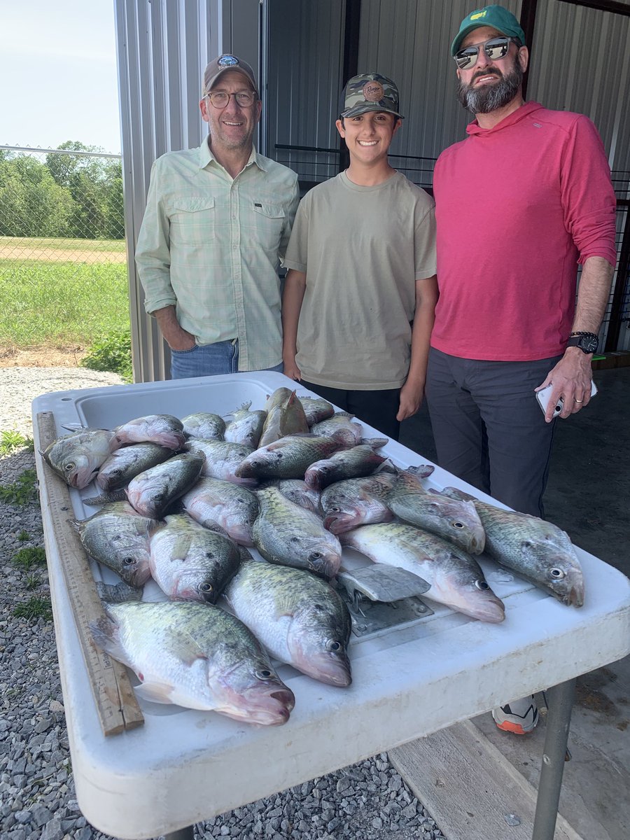 lance_hughey's tweet photo. Stick and move… Stick and move…. Man we had to cover some water today 

Great time drowning minnows with Ronnie, Wes and Andrew!  Excellent job gents, enjoyed it

@BnMPoles 
#bnmpoles #picolures #outlawnets #crappie #fishing https://t.co/1RRnuEVLoA