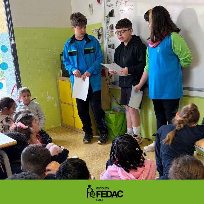 FEDACSalt's tweet photo. A #FEDACSalt els alumnes prenen les regnes! 🚀✨

Lideren, coordinen i gestionen iniciatives perquè companys de totes les edats siguin protagonistes del seu propi aprenentatge. Formem líders compromesos amb la seva comunitat. 🤝💡

Som #FEDACSalt, som @escolesfedac. https://t.co/KJ34lMYvsJ