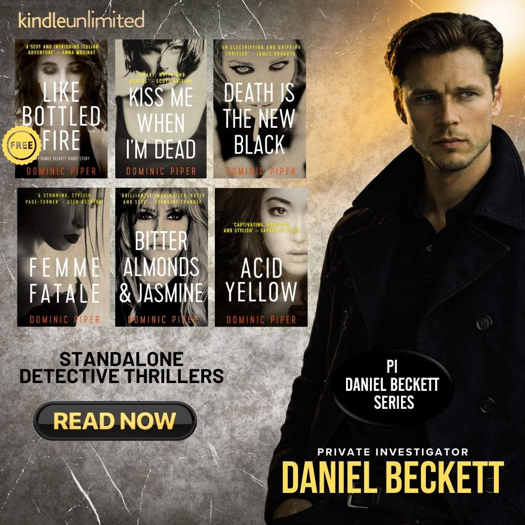 eevalancaster's tweet image. Meet PI Daniel Beckett.
Handsome. Dangerous. Mysterious. Funny. Witty.
You'll either want TO BE Beckett or BE WITH Beckett.
👉 mybook.to/PIdanielbecket… 
#Mustread STANDALONE #DETECTIVE THRILLERS!
#Free #kindleunlimited

@DominicPiper999
#crimefiction #suspense #bookworms #readers