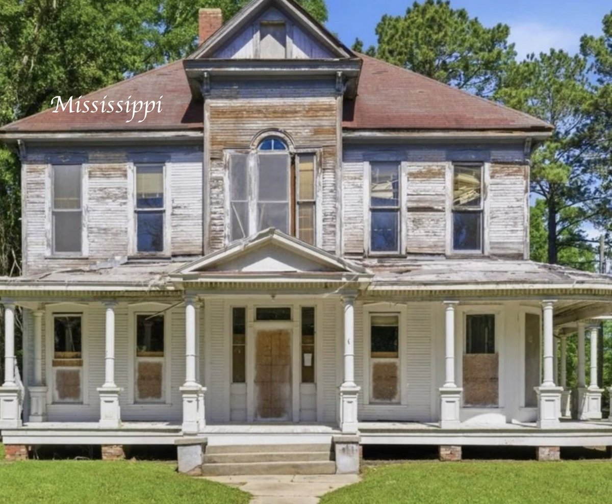 oldhouseunder50's tweet image. $90K. Save This c.1910 #Mississippi #Home Ready For Restoration. oldhousesunder50k.com/save-this-c-19…