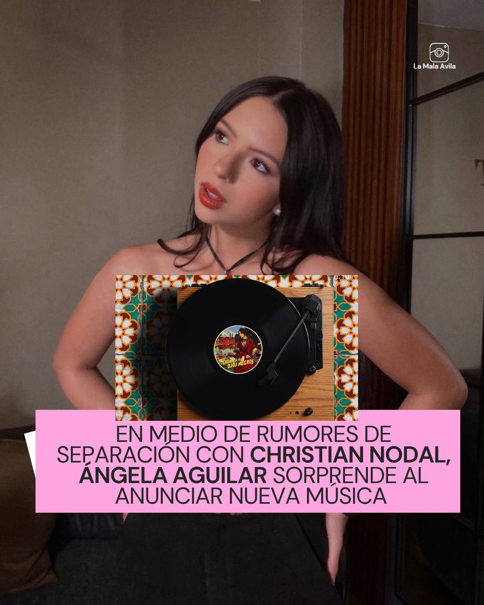 LauraAvilaSil's tweet photo. Ángela Aguilar anuncia nuevo tema “China de los Ojos Negros”, que se estrenará el próximo 21 de abril 😱🔥

Tema que fuera interpretado por su abuelo, don Antonio Aguilar.

#AngelaAguilar #Nodal #Musica #RegionalMexicano 🇲🇽 https://t.co/0YdM9o7g7a