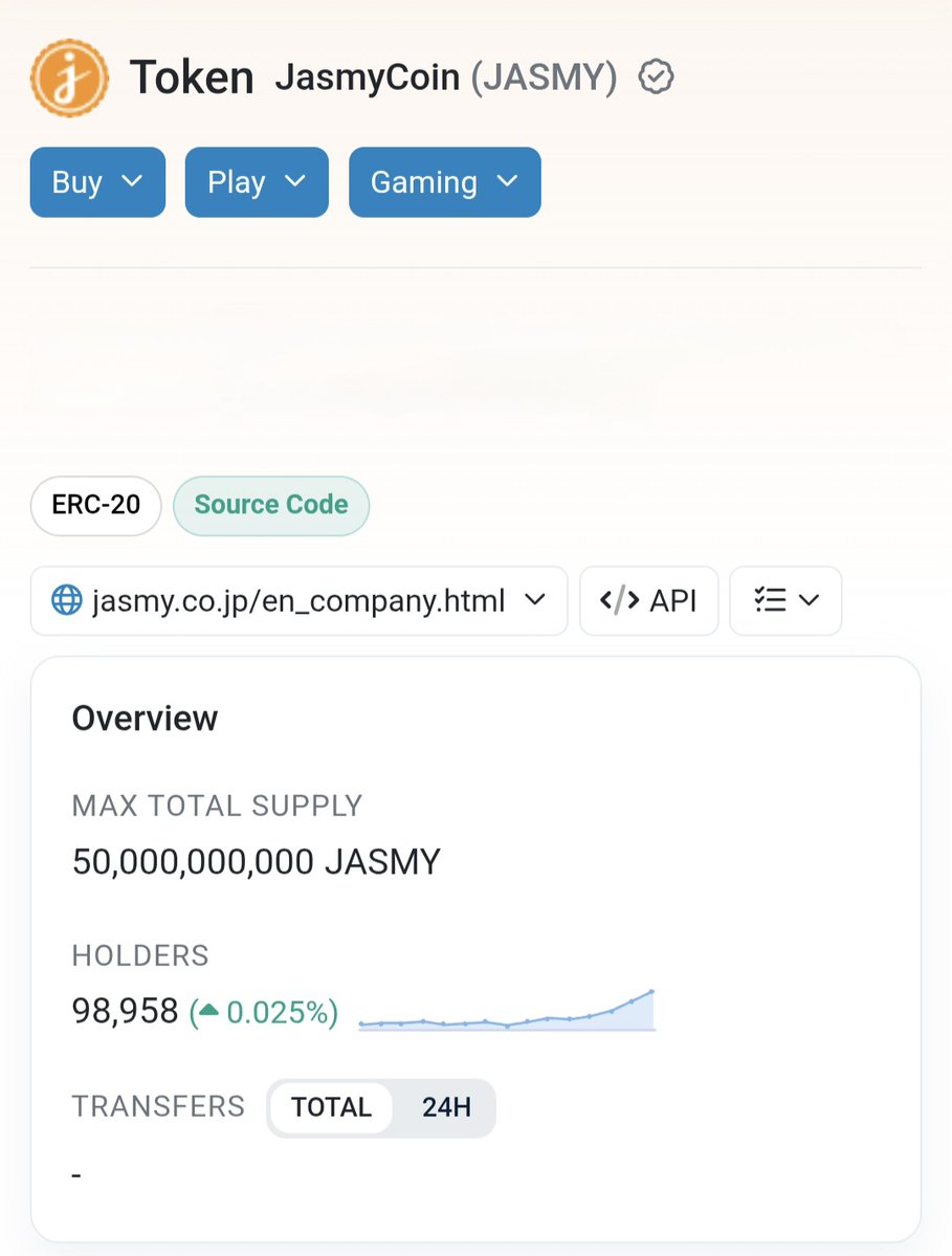 $jasmy closing in on another milestone 👀
99,000  #jasmy holders ⌛️

<a href="/Jasmy_Global/">Jasmy Global Official Account</a> $btc #bitcoin #crypto