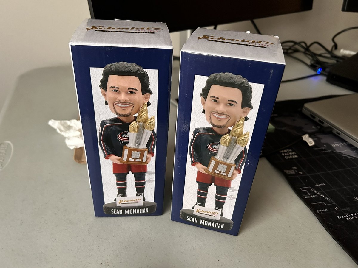 GrantsCrossing's tweet image. Hey #CBJ fam - I have an extra Sean Monahan bobble head. Does anyone have an extra Ollie bobble head they want to trade? 

Thanks!