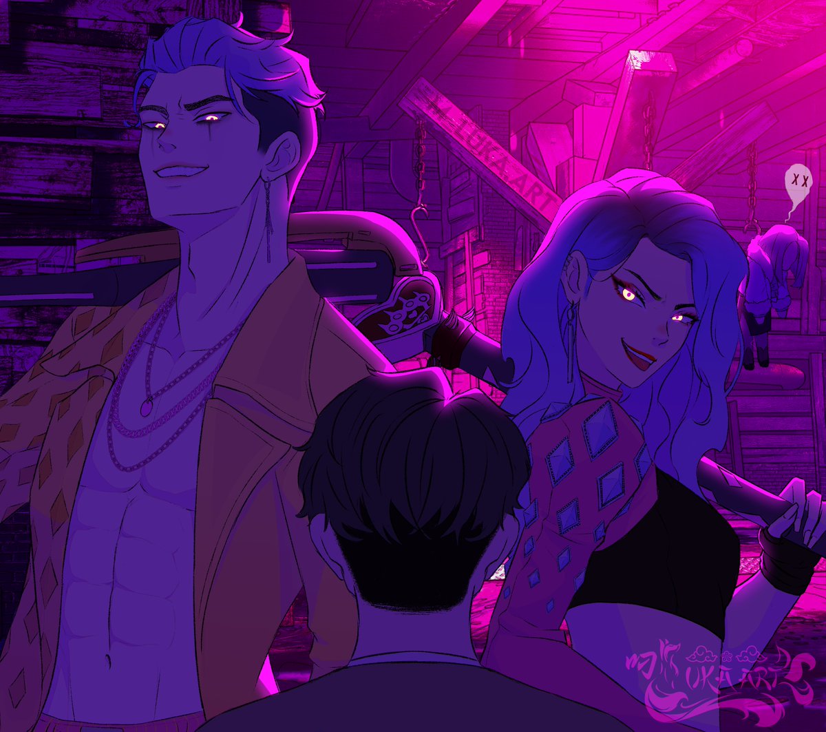 M_Luka commission open --⛩️ Malukos!⛩️-- tweet media