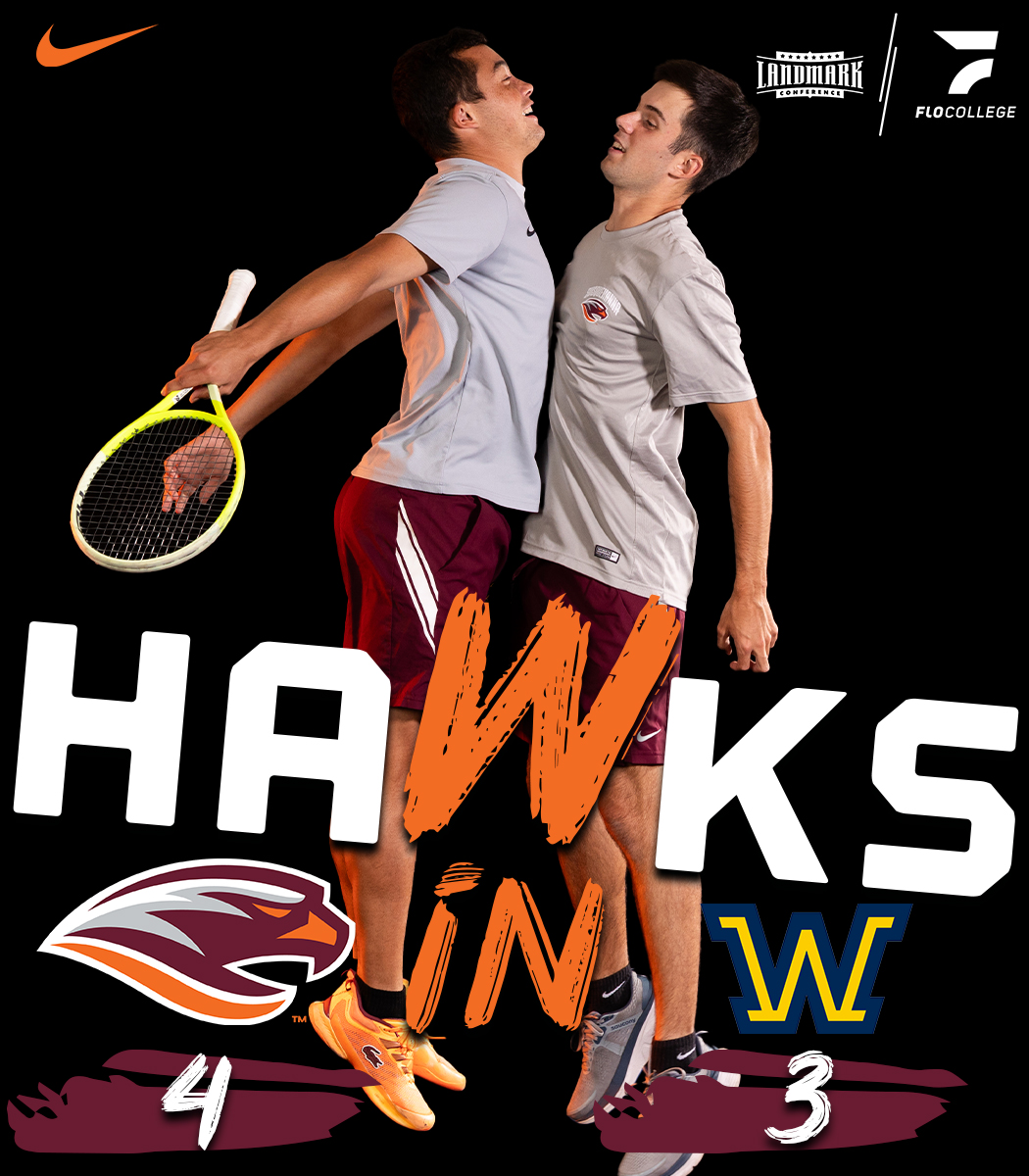 GOSusqU's tweet image. MTEN | 𝐇𝐀𝐖𝐊𝐒 𝐖𝐈𝐍!!!

The River Hawks carve out a 4-3 marathon win Sunday to edge out Wilkes!

@LandmarkConf x @FloCollege 

#ALLIN x #GOSUSQU x SURIVERHAWKS.COM