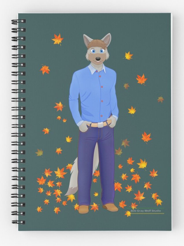 BobGrayWolf's tweet image. New character, new products! Click / tap on the link and take a look!
Get my art printed on awesome products. Support me at Redbubble #RBandME:  redbubble.com/i/notebook/Fal… 

#findyourthing #redbubble  #furryfandom #furryart #BobGrayWolfStudio
