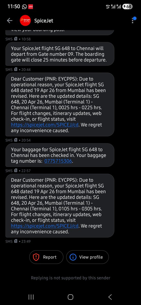 RajaRudrakodi's tweet image. Landed at 4am and still waiting for baggage..its 5.15am now.
I thought #indigo was worst..this is even worst. @flyspicejet. Why the hell was there a delay from #BOM. All the plans have been flopped cos or this! What answers do you have...is this #tnelections
