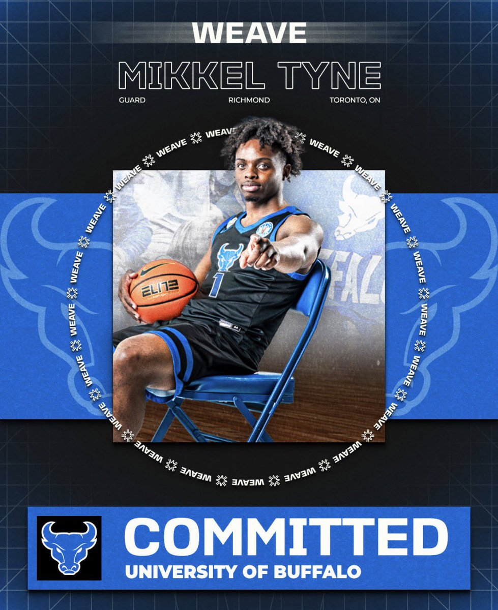 WEAVE's tweet photo. Together with Mikkel Tyne we are excited to announce his commitment to the University of Buffalo. #WEAVE 🧶 https://t.co/iokFDBguO2