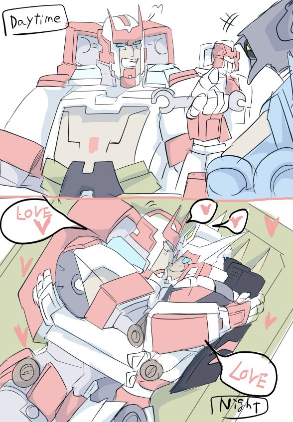 nagoTF07's tweet photo. gets cuddly at night❤️
#maccadam #dratchet https://t.co/66ldRiQatF