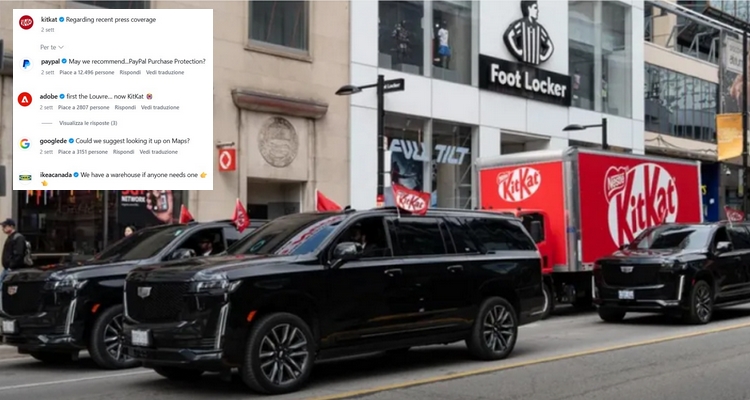 SOCIALnetbest's tweet image. 🍫 Il furto di un camion con 12 tonnellate di #KitKat scatena un memorabile instant marketing di grandi brand sui social

👉 Scoprilo su ---&amp;gt; lc.cx/t8OjKz