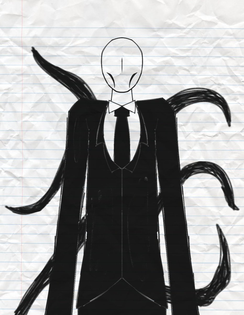 Daviaxolote's tweet image. Eu tava querendo testar um pincel no Ibis, então fiz esse Slenderman bem daora 👍
[ #slenderman #creepypasta #fanart #digitalart #BRart #art ]
