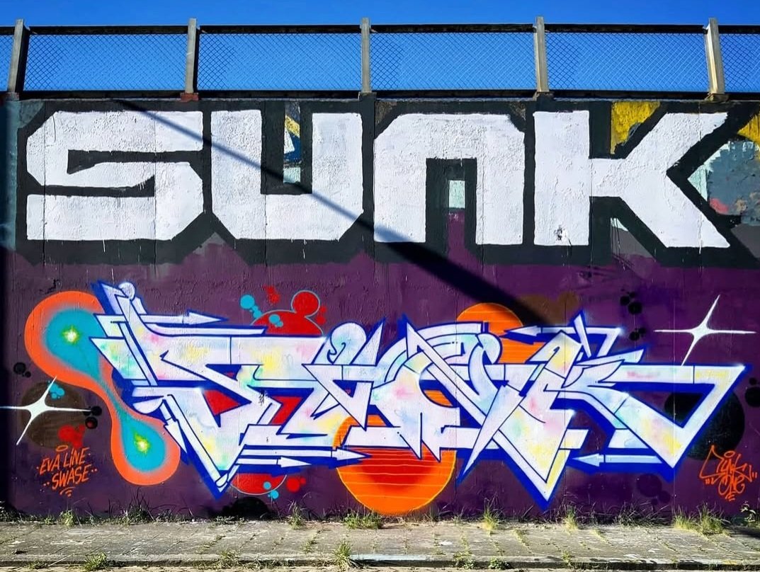 HipHopVandals's tweet image. SUNK*  #Graffiti #HipHop