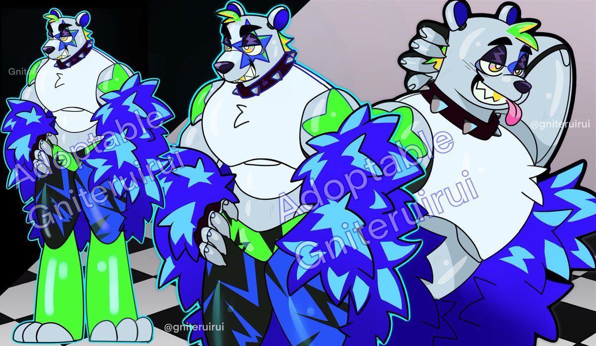 CommRuirui's tweet photo. Polar Bear animatronic 🐻‍❄️ $175 usd // Tan Bunny 🐰 $130 usd // Ref adoptable #fnafsecuritybreach #furryoc https://t.co/5E3Vm6iivG
