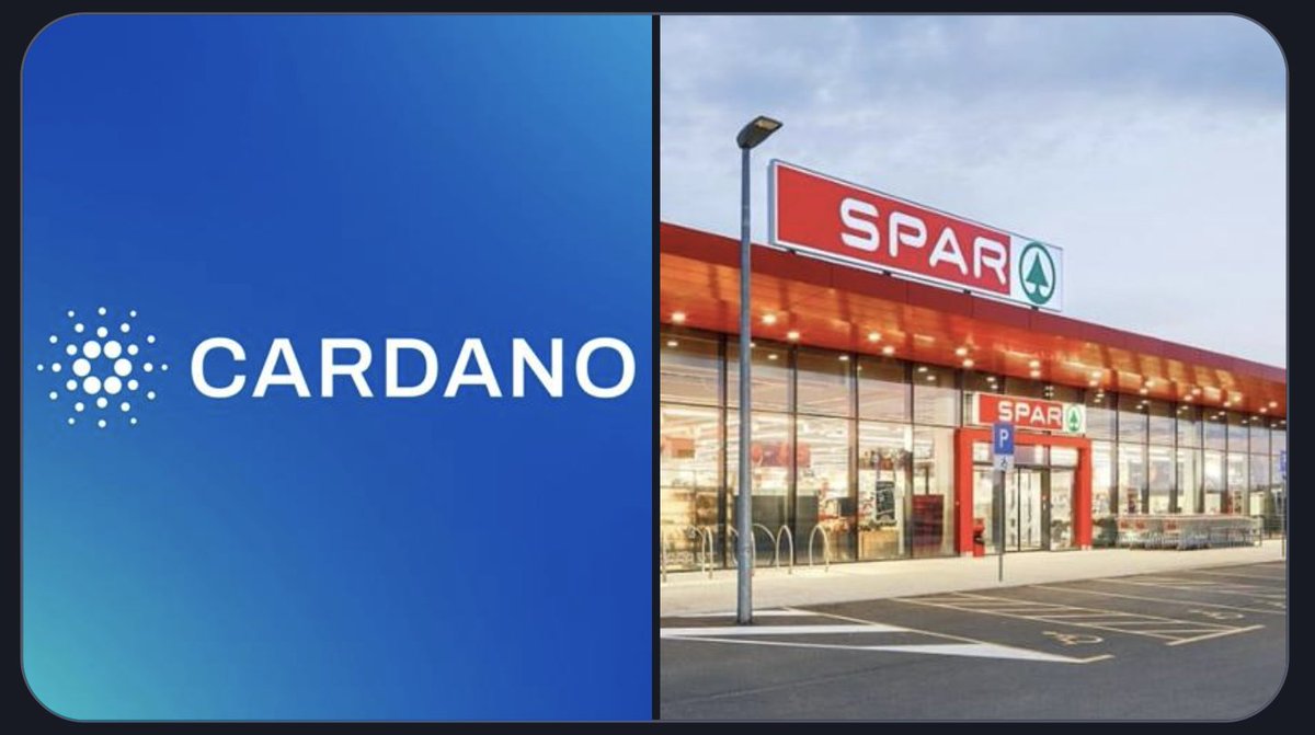 ‼️BULLISH: SPAR stores across Switzerland are starting to take $ADA now, with over 137 locations already live.