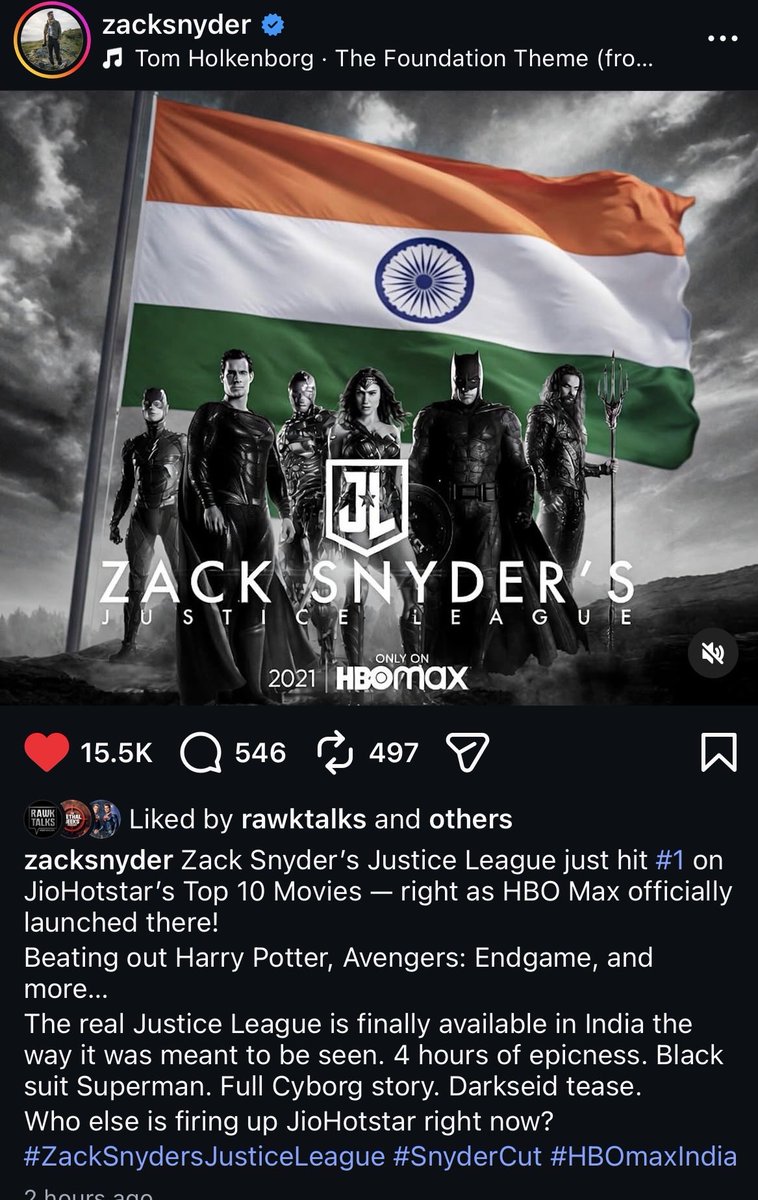 ReviewFischer's tweet image. Not surprised. Not surprised at all. 
#SnyderVerse #RestoreTheSnyderVerse @ParamountPics