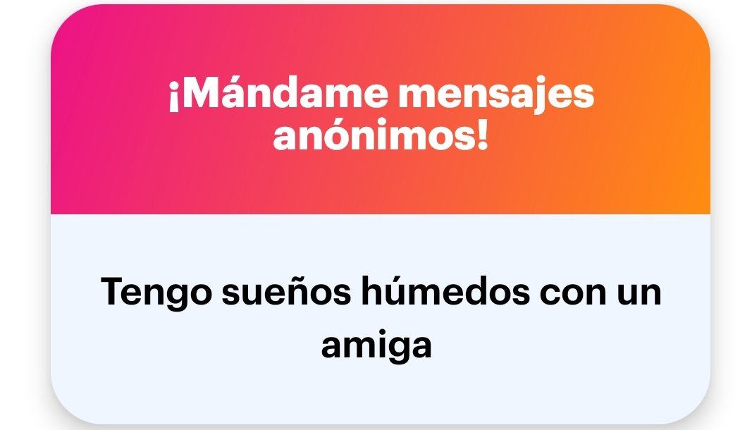 Sin comentarios 
ngl.link/soyelnoedv1