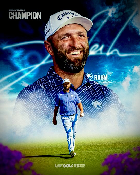 JustPlain_Sport's tweet image. 🏆 Congratulations to JOHN RAM on winning in Mexico  Especially after a disappointing Masters. 

 Well done, champ!!! 👏🏻 

| #LIVGolfMexicoCity #GOLF #CHAMPION