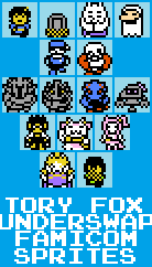 jokerliquidwall's tweet image. Underswap for the famicom #pixelart #underswap