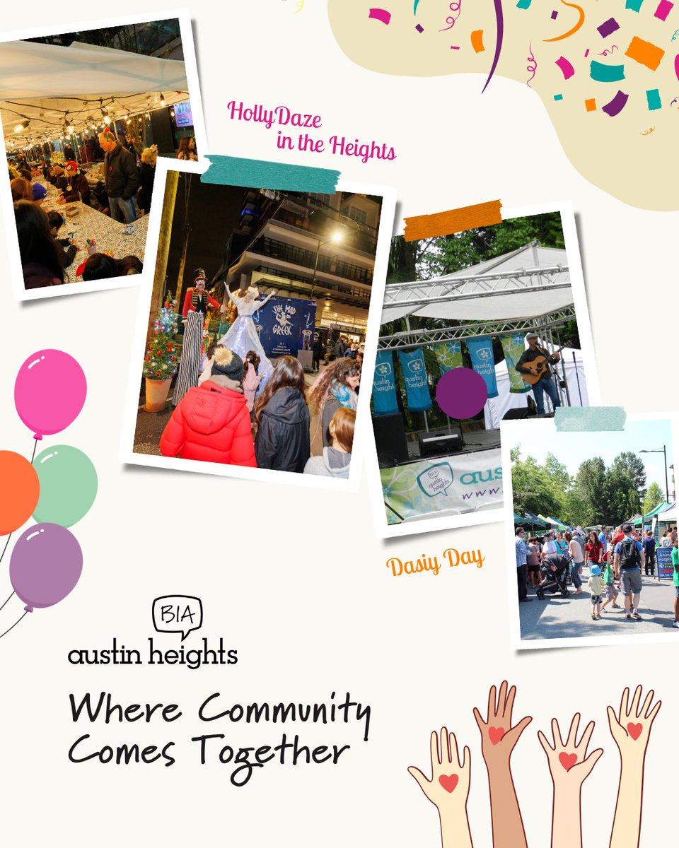 AustinHeights's tweet photo. Did you know that BIAs breathe life into our community through events like HollyDaze in the Heights?

Beyond the memories made, these celebrations drive vital foot traffic to our district and directly support the local businesses that make #AustinHeights strong 🎉 https://t.co/Ztb3F6O1nW