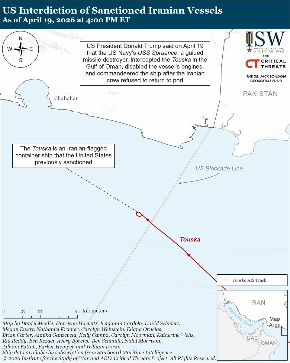 Institute for the Study of War tweet media
