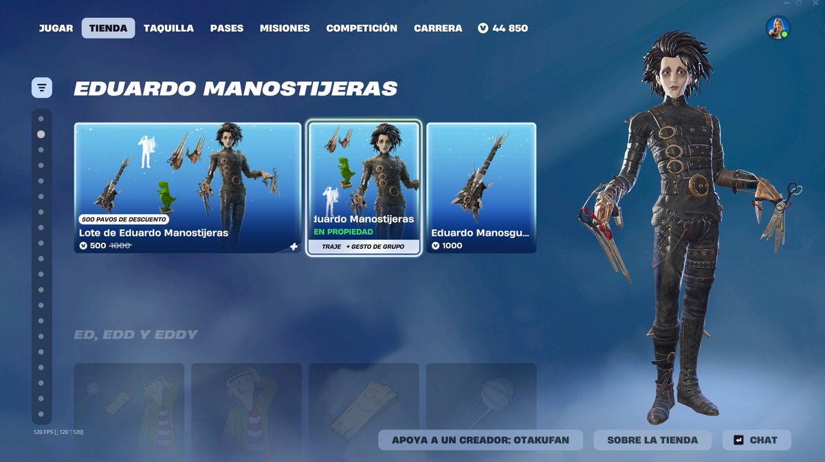 Otakufansite's tweet image. 🙏 Código OTAKUFAN en Fortnite 🙏
💜 SORTEO DE 10MIL PAVOS 
🎉 ¡YA SOMOS 105/300! 🙌
#Fortnite #tienda #Skins