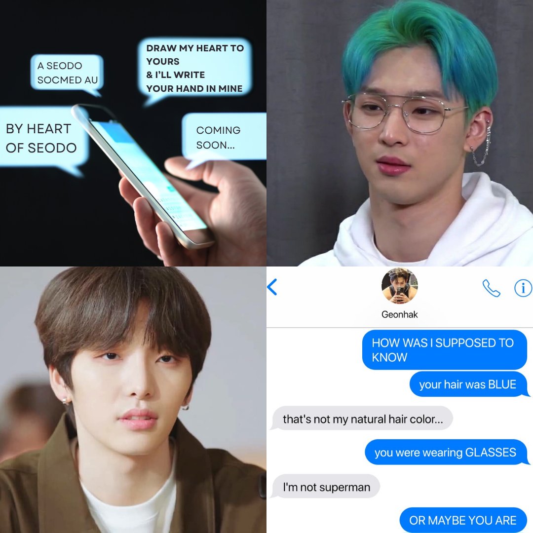 draw my heart to yours &amp; i'll write your hand in mine: a seodo socmed au by heartofseodo