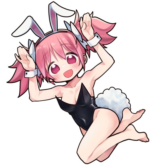 ステッカーのために描いたけど今回見送りになっちゃったバニーまどかちゃん…🐇 