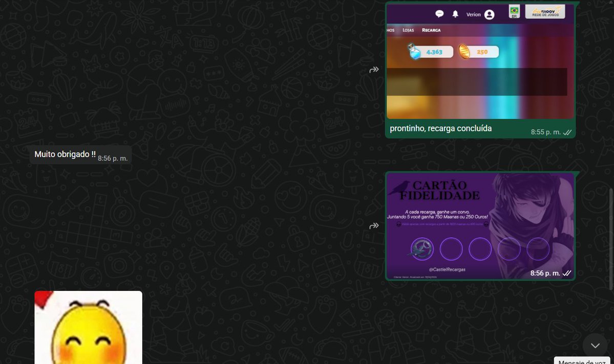 Recargas do Cassy / ABERTO! tweet media