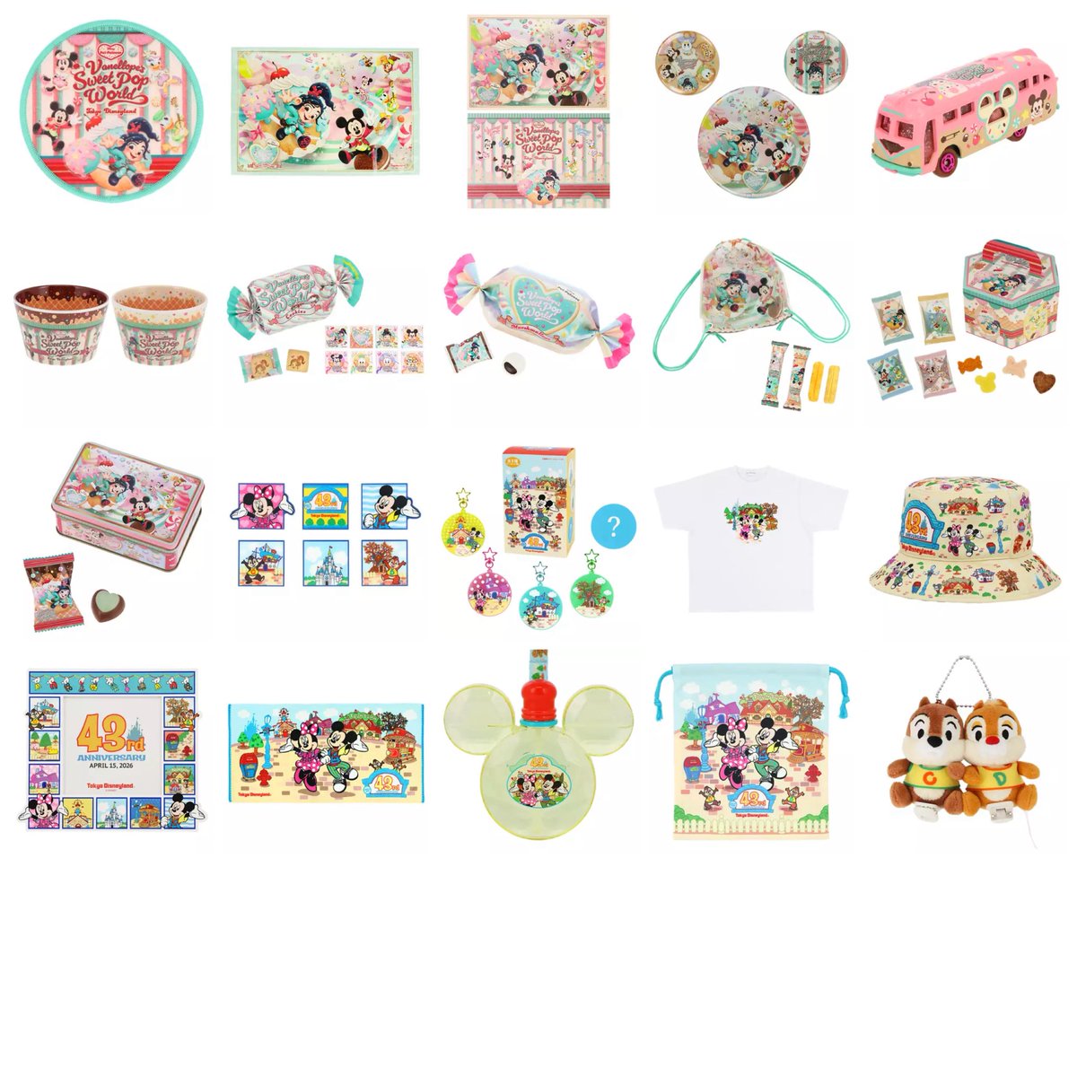 tdr_doria's tweet image. 【ディズニーストア】
4月22日より、『ヴァネロペのスウィーツ・ポップ・ワールド』『東京ディズニーランド43周年』の以下のグッズは、「ディズニーストア.jp」でも販売されます。

store.disney.co.jp/search/?q=%E6%…
#ディズニーストア #Disney #TDR_MD