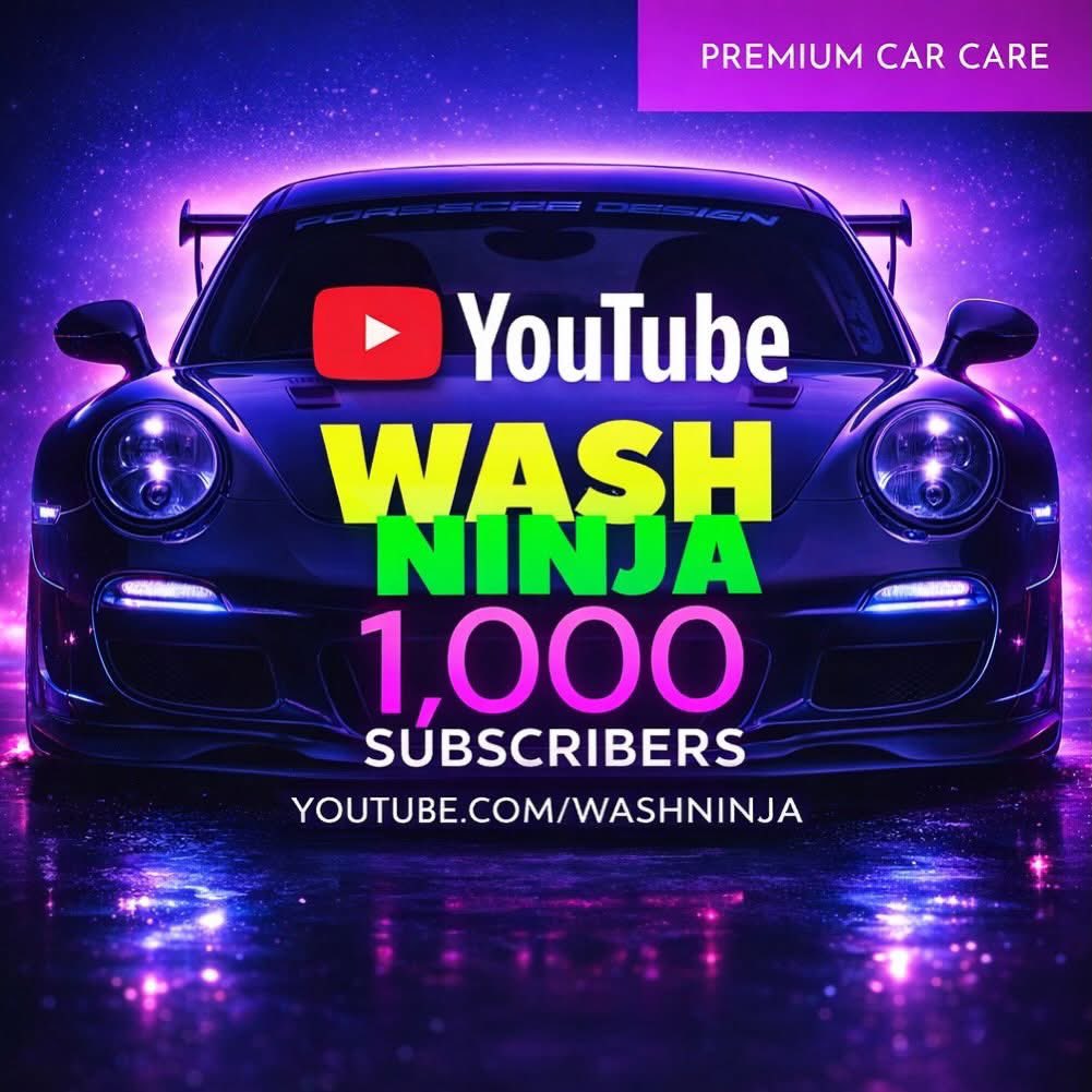 washninja's tweet image. Join the Ride - Subscribe to @WashNinja Premium #CarCare on YouTube - youtube.com/washninja