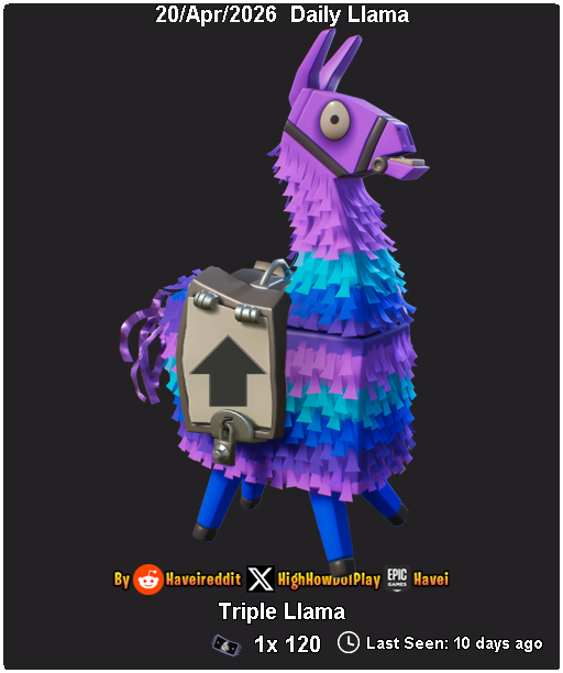 HighHowDoIPlay's tweet image. The #Fortnite #SaveTheWorld Llama Shop has rotated! Use Code `Havei` in the Fortnite Shop #ad