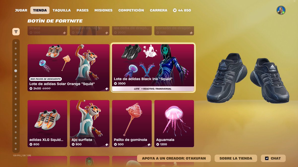 Otakufansite's tweet image. 🙏 Código OTAKUFAN en Fortnite 🙏
💜 SORTEO DE 10MIL PAVOS 
🎉 ¡YA SOMOS 105/300! 🙌
#Fortnite #tienda #Skins