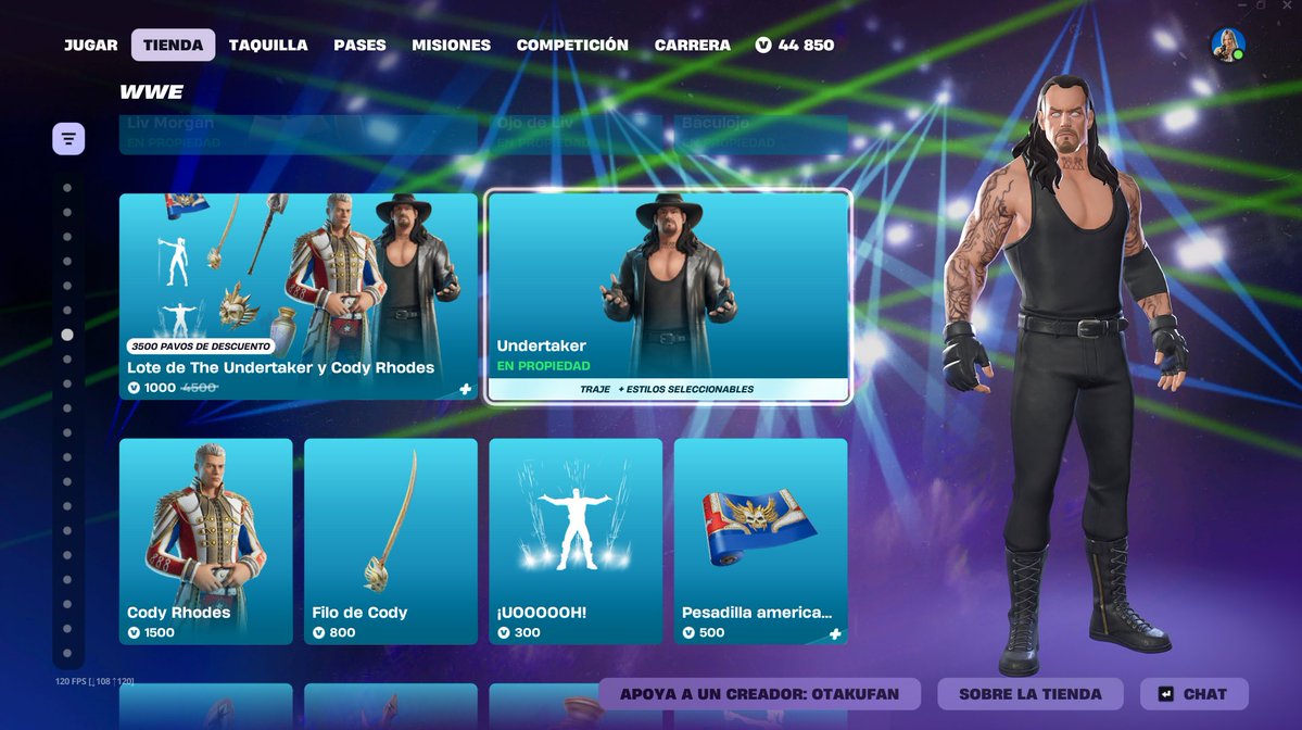 Otakufansite's tweet image. 🙏 Código OTAKUFAN en Fortnite 🙏
💜 SORTEO DE 10MIL PAVOS 
🎉 ¡YA SOMOS 105/300! 🙌
#Fortnite #tienda #Skins