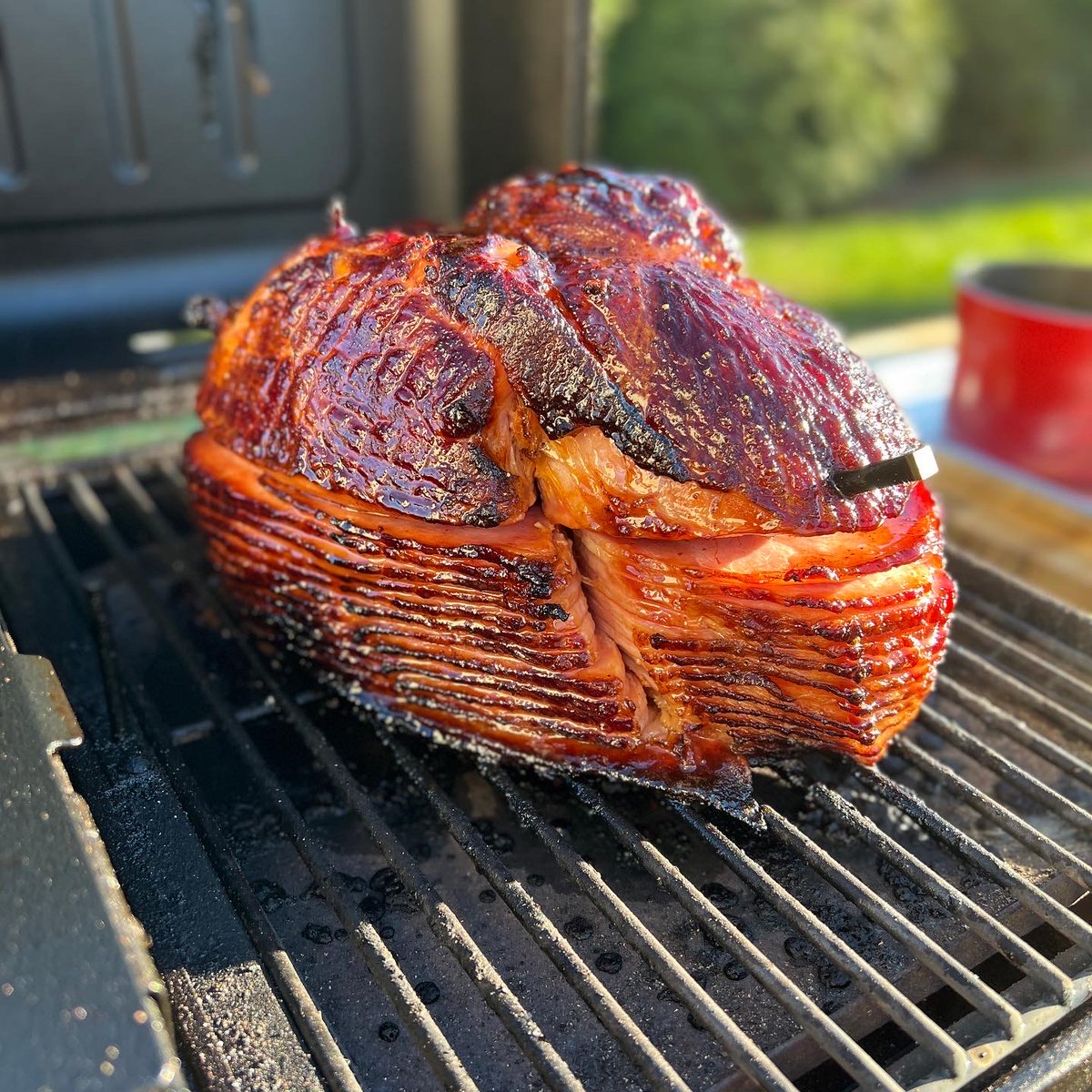bbqfriend's tweet image. Double Smoked and Glazed Ham

#bbq #smokedham #backyardbbq #bbqfriend