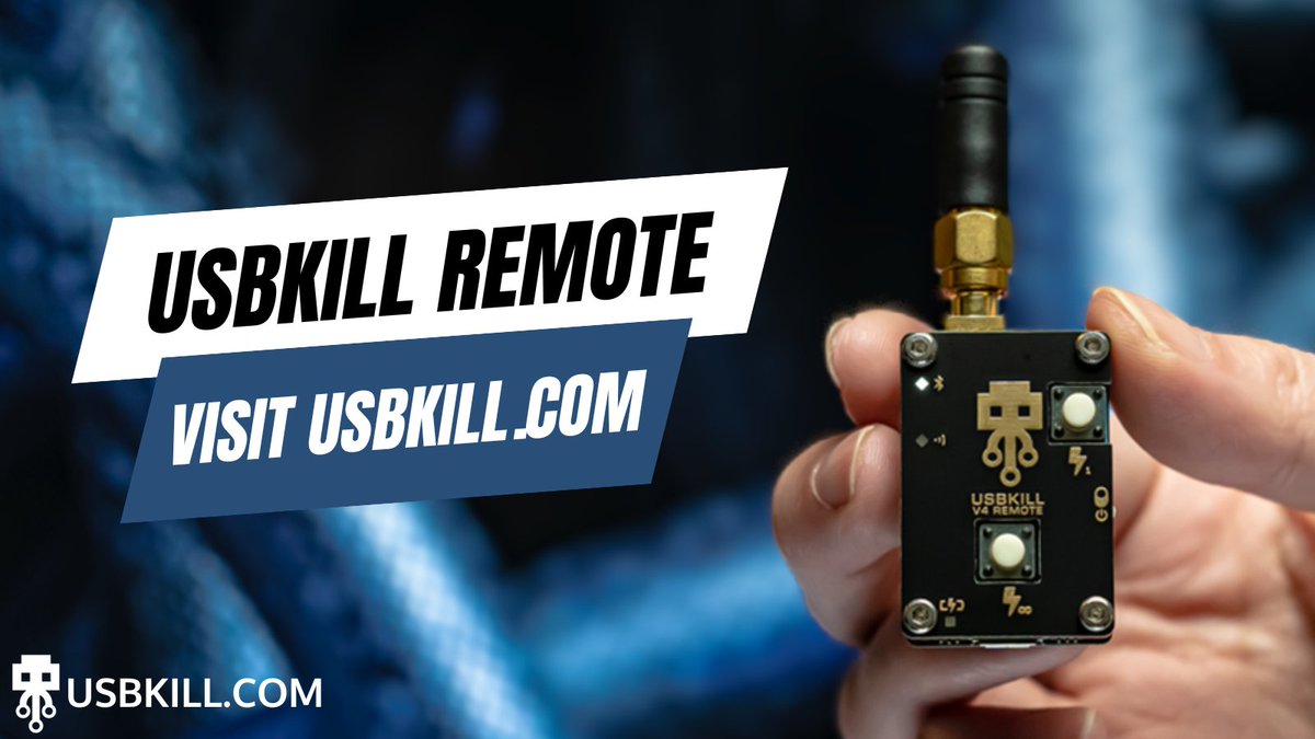 USBKill's tweet image. ⌚⚡ Install the V4 Pro, then trigger chaos later with the Remote's 200-day deep sleep mode. Create the perfect distraction during red team ops!  l.usbkill.com/F0AGj 
#StressTest #USBKillRemote #USBKillAccessory #HardwareTesting #USBKillV4 #Pentesting #RedTeam