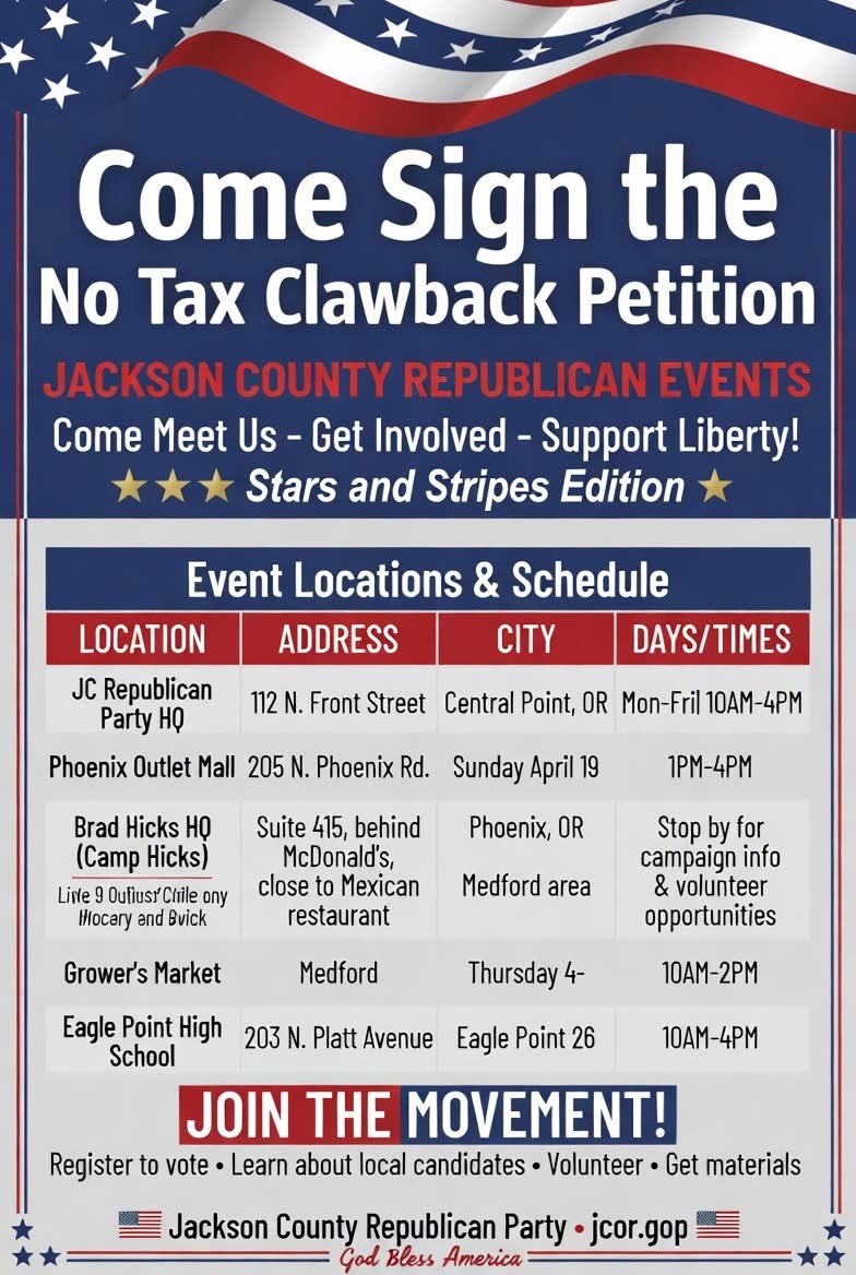 ✍🏼OREGON - Jackson County!