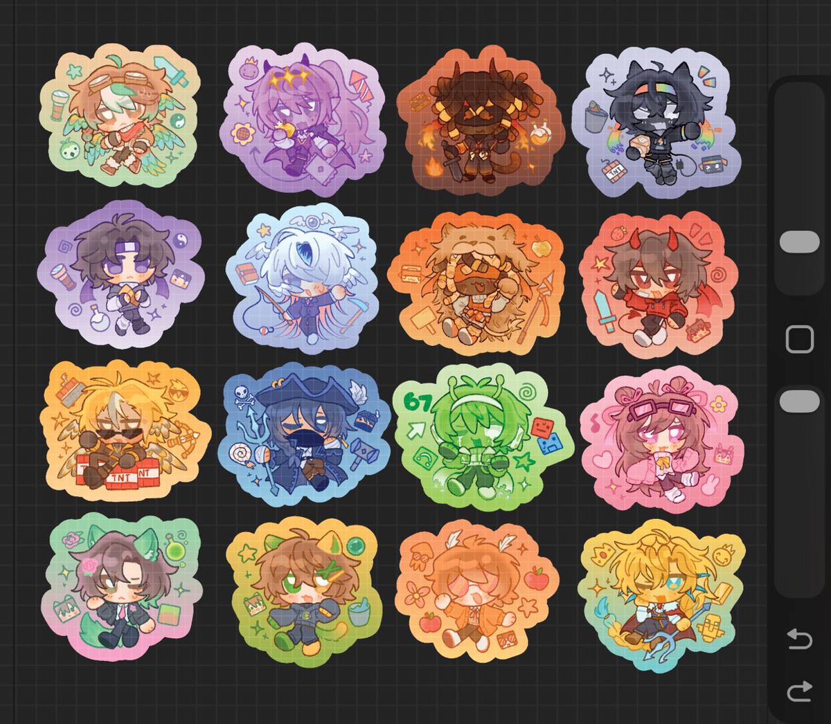 Made #unstableuniverse stickers for djm 🔥🔥🔥