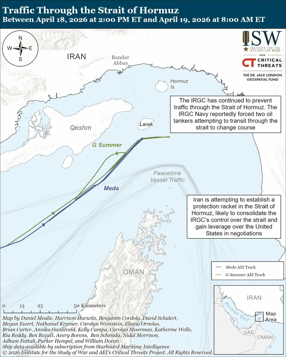 Institute for the Study of War tweet media