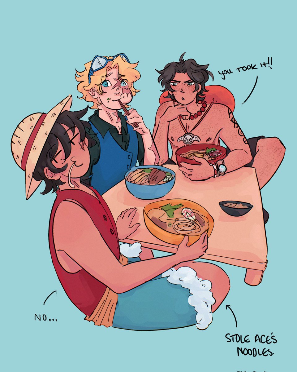 KitteaCloud's tweet image. #aslbrothers #ace #portgasdace #sabo #luffy #onepiece #ONEPIECE〜