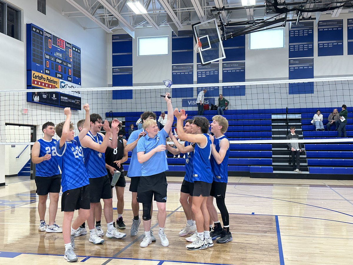 LHSCougarBVB's tweet photo. Congratulations on winning our Cougar Invitational on Saturday! The team didn’t drop a set all day, going 8-0 vs. St. Mary’s, Warrenton, Duchesne, and Whitfield. Champions! Thanks to all of our teammates, coaches, and parents who helped out! #rileystrong #isaiah4110 https://t.co/EaC9G4mTXR