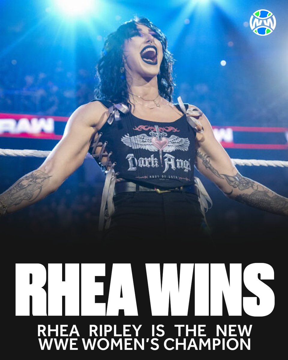 Rhea Ripley is back on top as WWE women’s champion 🏆