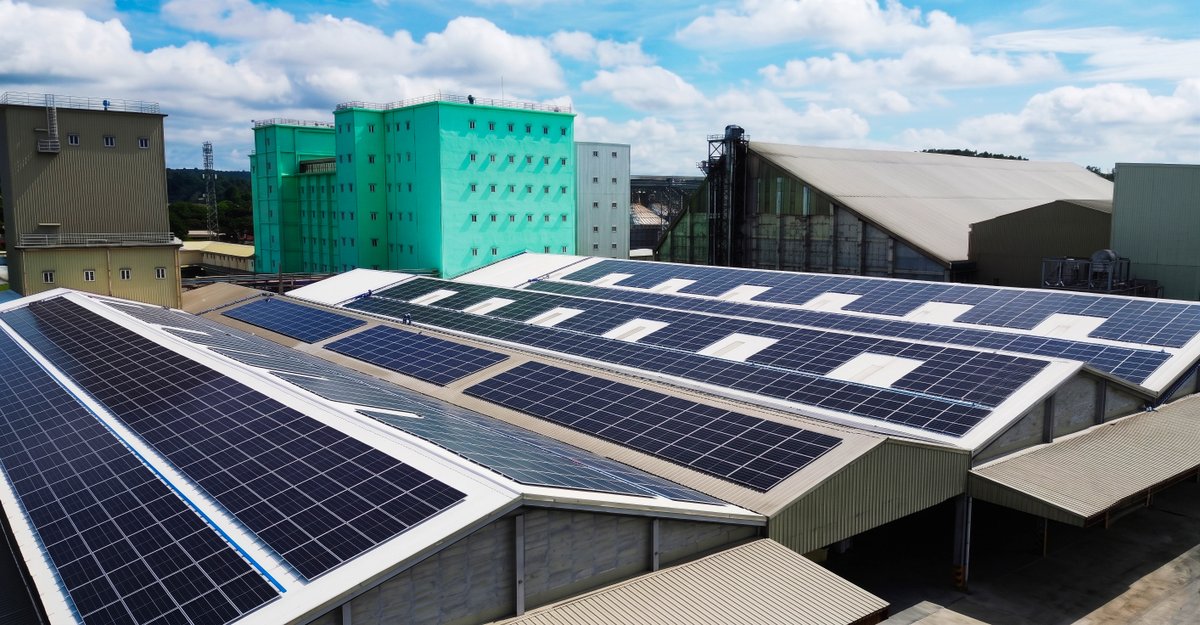 Atlantic Grains 1MWp Solar Project ⚡

Completed a 1MWp industrial solar system in Calaca, Batangas using SMA inverters—built for high-load performance and long-term reliability.

#SolarPH #IndustrialEnergy #CleanPower
