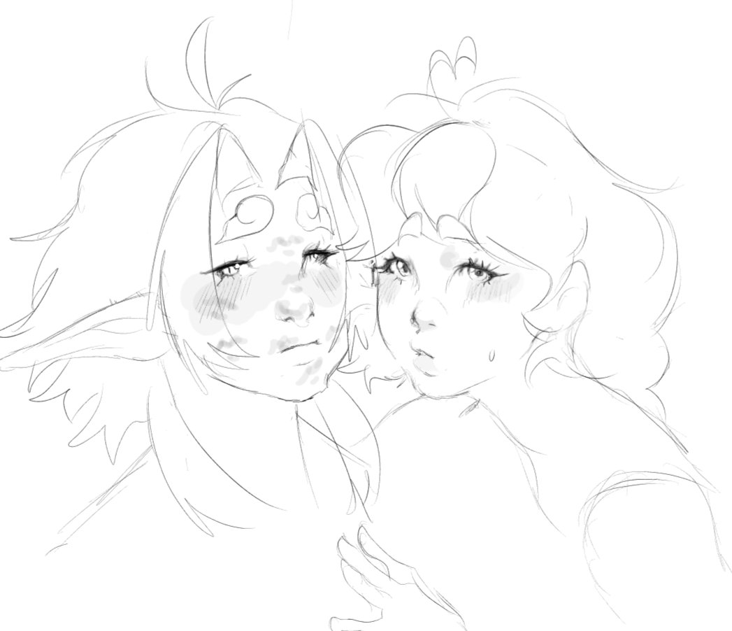 Kisses!
#xiaoether #aexiao #doodles #GenshinImpact #art