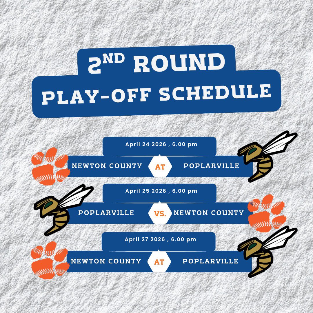 NC_BSB's tweet image. 🚨4A Baseball Round 2 Schedule🚨

#ACE