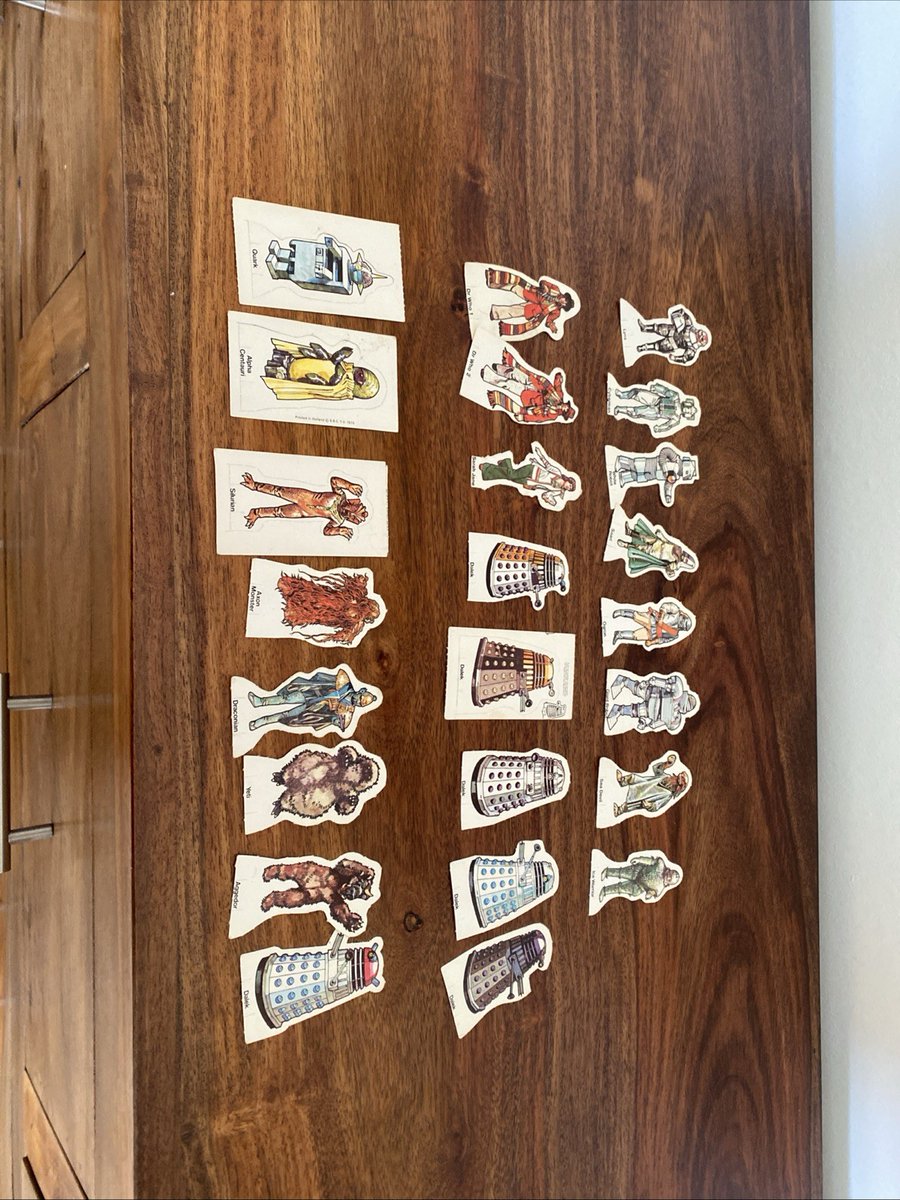 DrWhoenthusiats's tweet image. Dr Who Weetabix Cards Original 1975.  Full Set. Will Not Separate. Good Condtn

Ends Sat 25th Apr @ 4:54pm

ebay.co.uk/itm/2872800260…

#ad #doctorwho #thedoctor #tardis #whovian #drwho