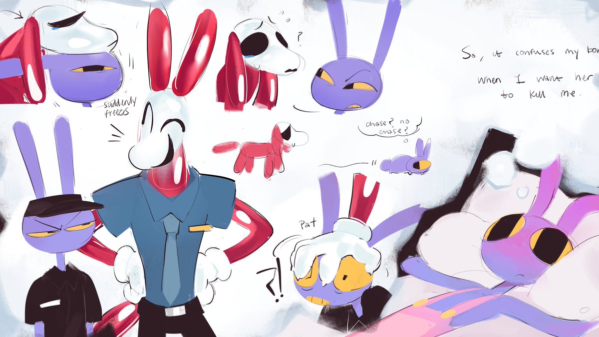 vvickydisc's tweet image. the world couldn't give me balloon dog gangle because it would make me go crazy and hurt myself and others #ribbun